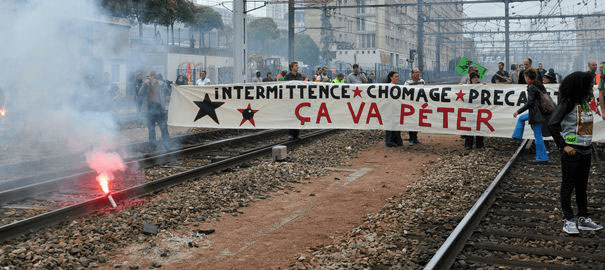 Movilizaciones en Francia, junio 2014.