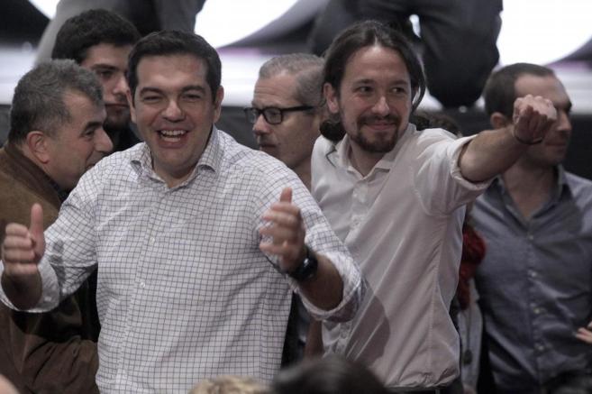 Tsipras e Iglesias.